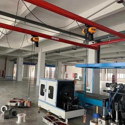 MTC Crane 1 Ton Electric Chain Hoist, 480V 3-phase, 20' Lift Height, VFD, Pendant with Emergency Stop