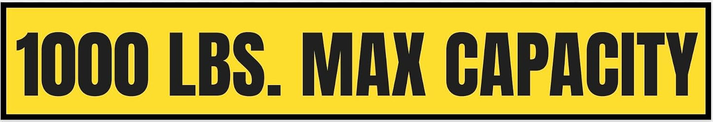 3 Ton Max Capacity Sticker — 3" x 18"