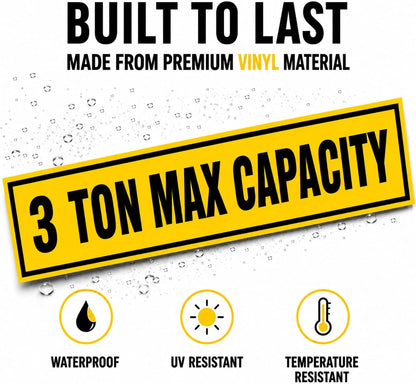3 Ton Max Capacity Sticker — 3" x 18"