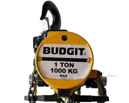 1 Ton Air Hoist 20' Lift Pendant Control - Made in USA