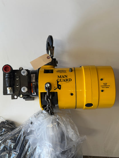 2 Ton Air Hoist 20' Lift 15ft/min. - Made in USA