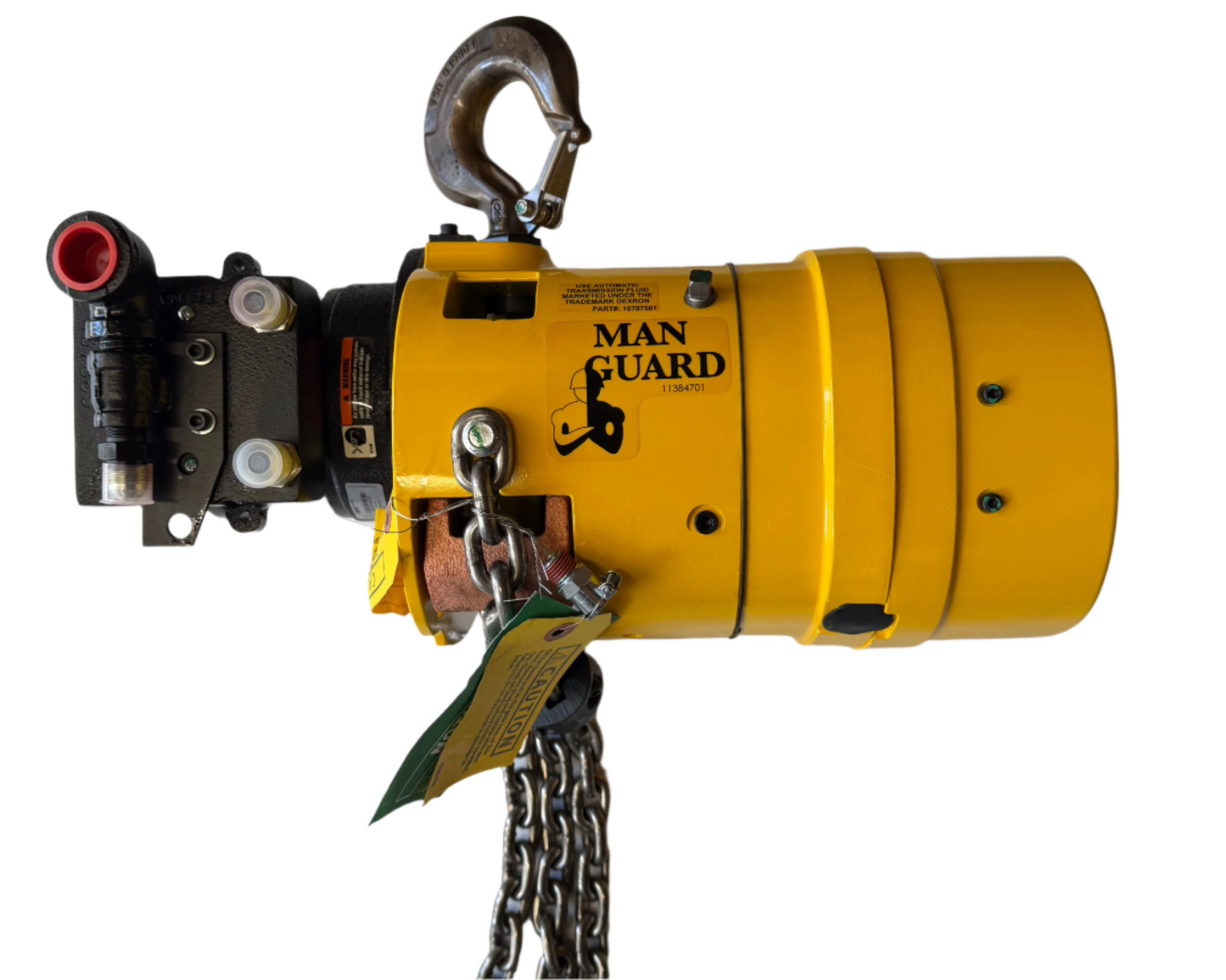 1/2 Ton Spark-Resistant Air Hoist 16 ft/min 10ft Lift - Made in USA