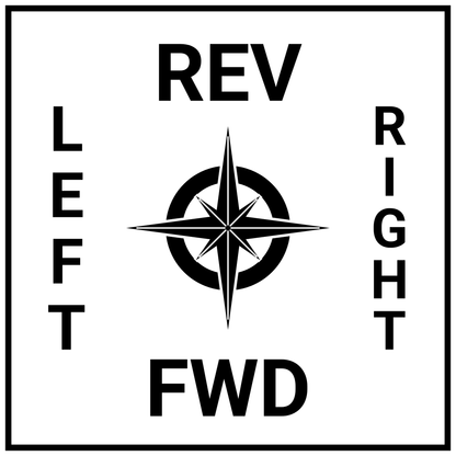 Compass sticker design B